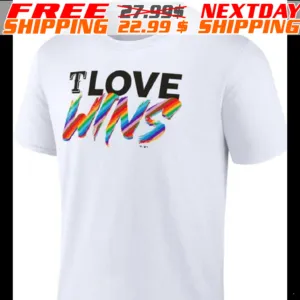 Fanatics Branded Texas Rangers White Love Wins Shirt
