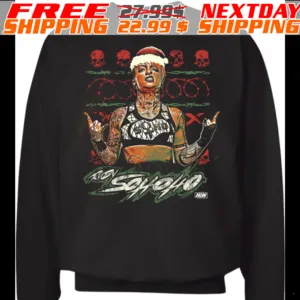 Ruby Soho so-ho-ho skulls Christmas shirt