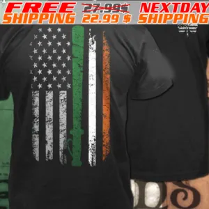 America Flag Three Leaf St Patrick Day Shirt