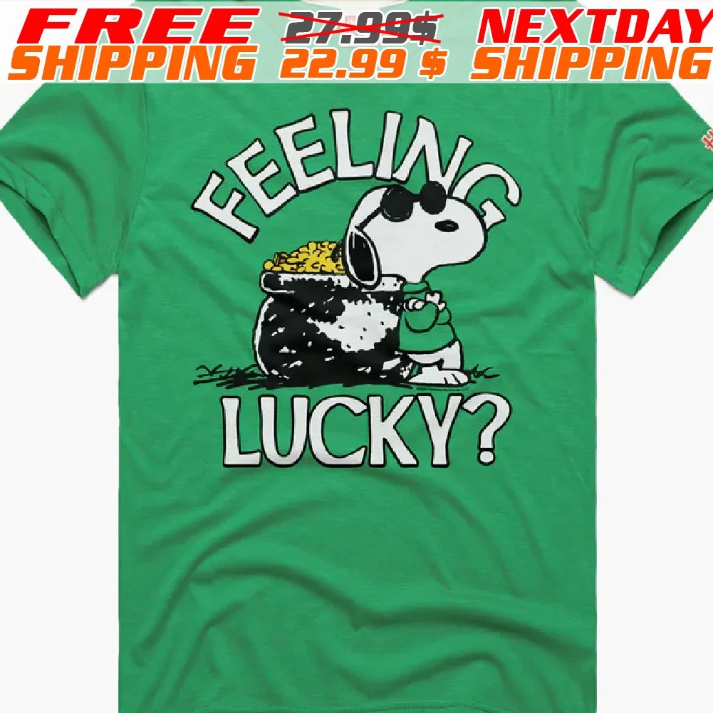 Snoopy Feeling Lucky St Patrick Day Shirt