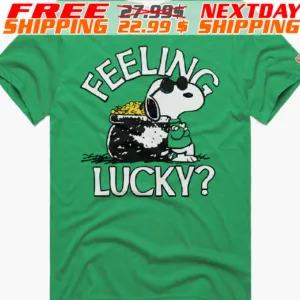 Snoopy Feeling Lucky St Patrick Day Shirt