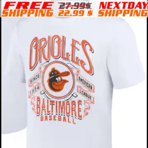 Baltimore Orioles Est 1954 Baseball Shirt
