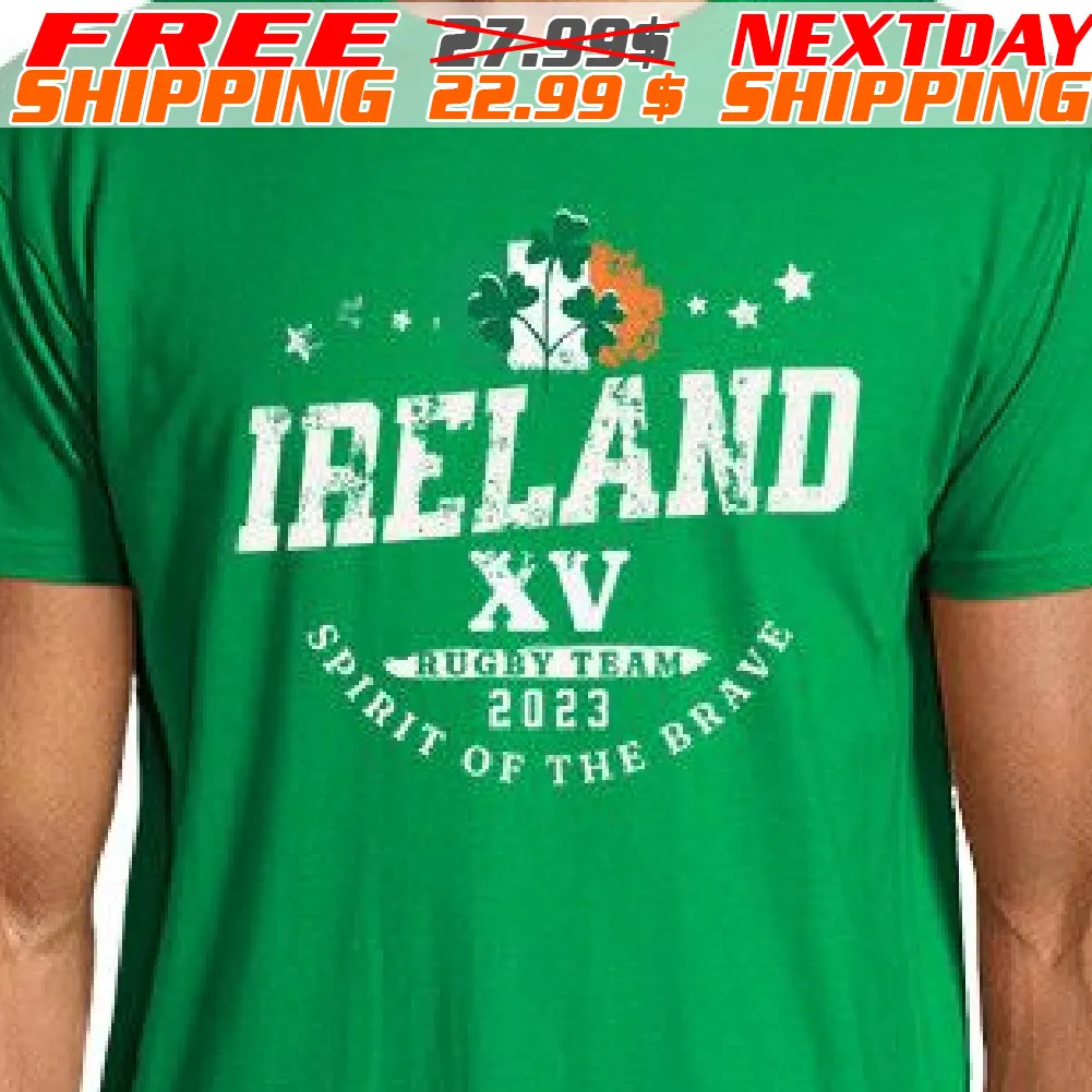 Ireland XV Rugby Team 2023 Spirit Of The Brave Patrick Day Shirt