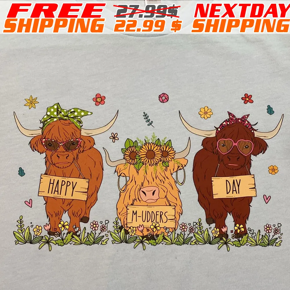 Heifer Happy M-Udders Day Shirt