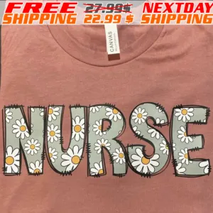 Flower Nurse Shirt