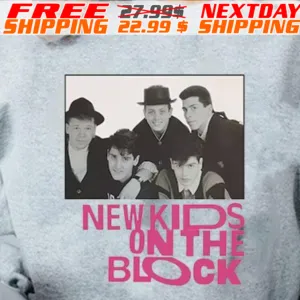 1989 Topps New Kids On The Block Shirt