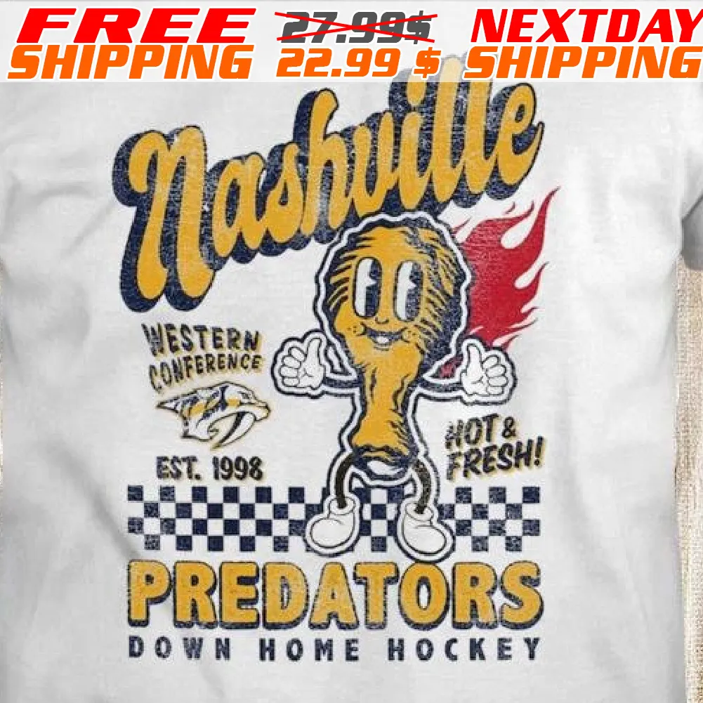 Nashville Predators Mitchell & Ness Concession Stand Shirt