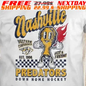 Nashville Predators Mitchell & Ness Concession Stand Shirt