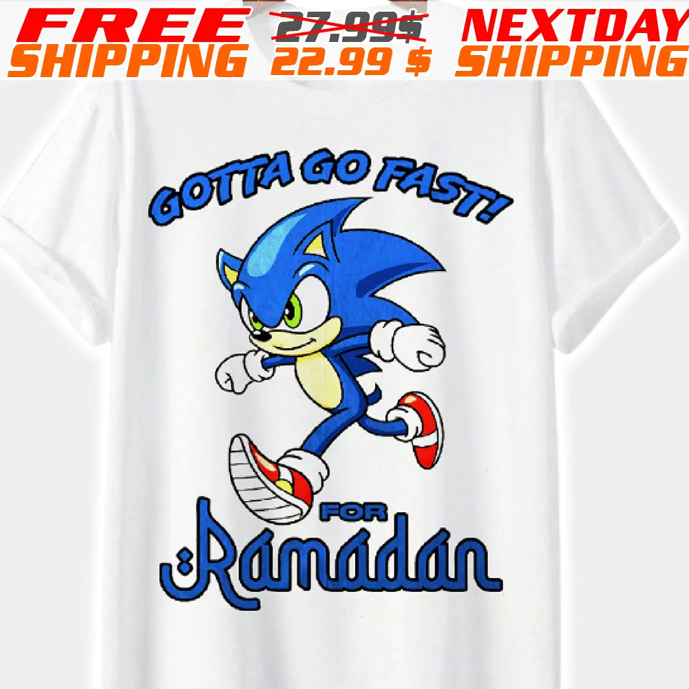 Sonic Gotta Go Fast For Ramadan Shirt