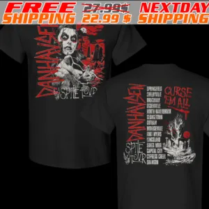 Danhausen AEW New Design Spite Tour Merchandises Double Sides Shirt