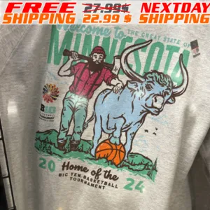Buffalo Welcome To The Great State Of Minnesota Home Of The Big Ten Basketball Tournament Shirt