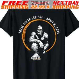 Bigfoot total solar eclipse april 8 2024 Shirt