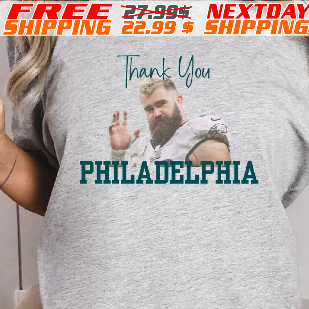 Jason Kelce Thank you Philadelphia Tribute Shirt