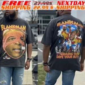 Blankman Coming To Save Your Butt Shirt