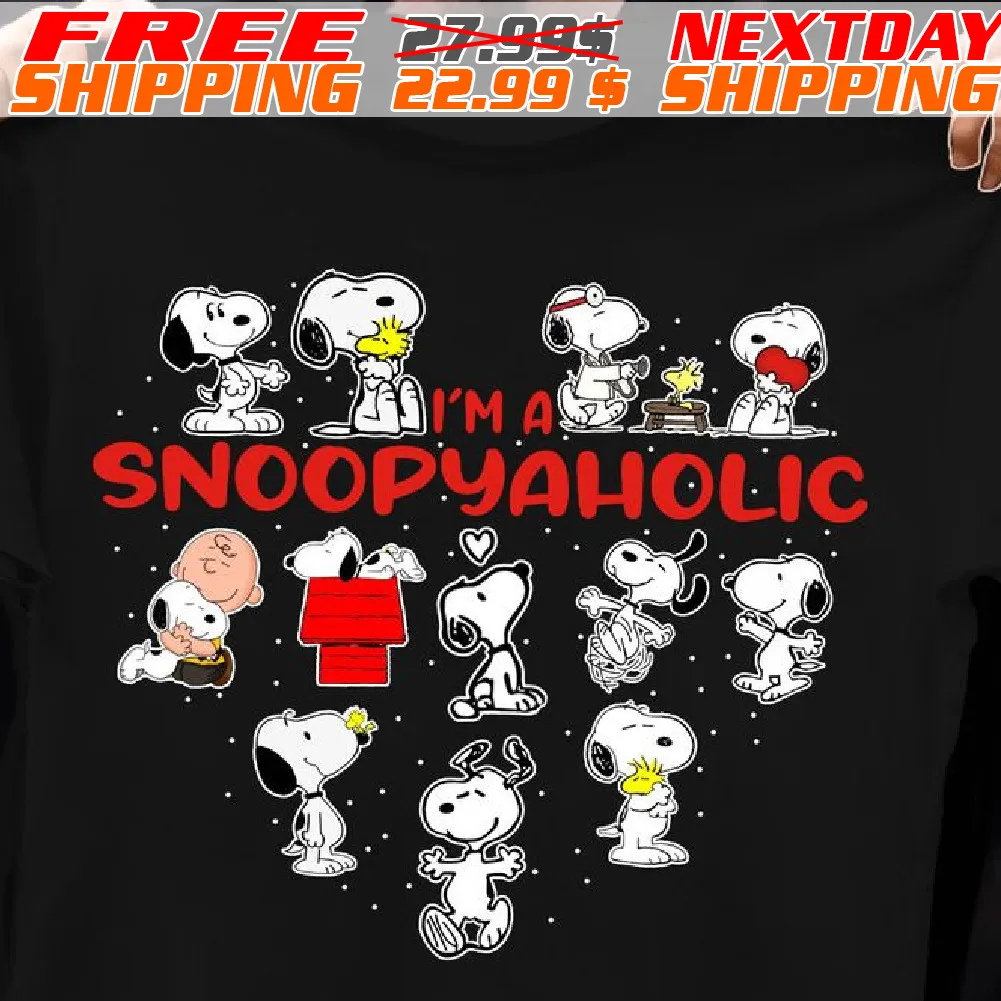 Heart I Am A Snoopy Aholic Shirt