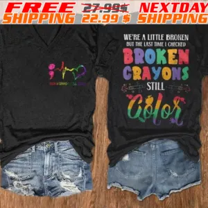 Broken Crayons Still Color Mental Health Awareness Supporter Shirt