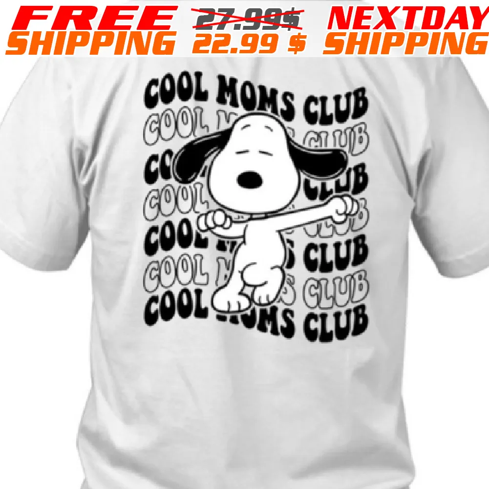 Snoopy Cool Mom Club Mother's Day Shirt