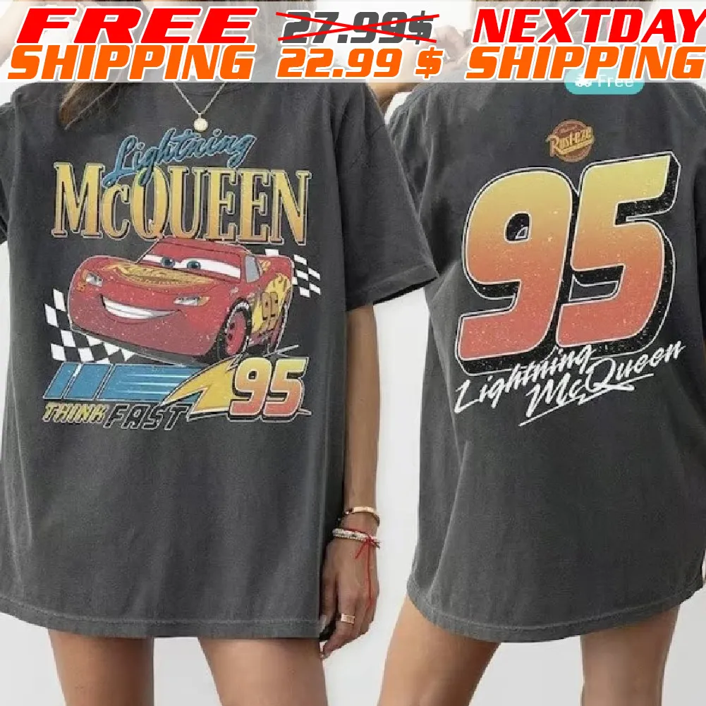 Lightning Mcqueen Trendy Disney Cars Land Shirt