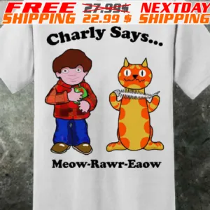 Charly Says Mens 70s Advert Shirt