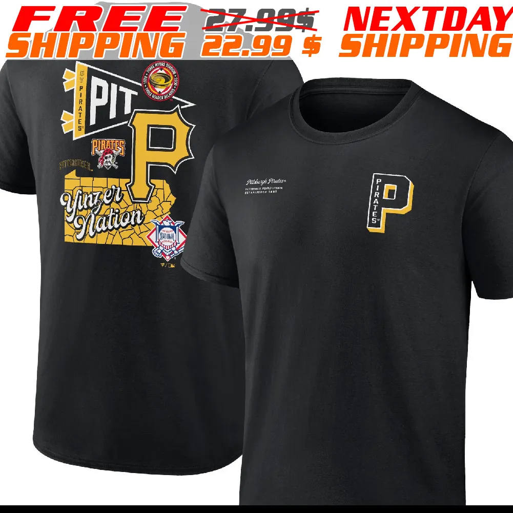 Pittsburgh Pirates Fanatics Branded Split Zone Shirt