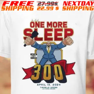 Jon Anik Event One More Sleep Ufc 300 Shirt