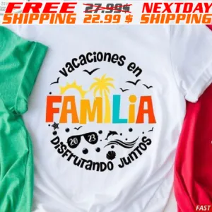 Vacaciones En Familia 2023 Camisa De Disfrutando Juntos Matching Family Vacation Shirt