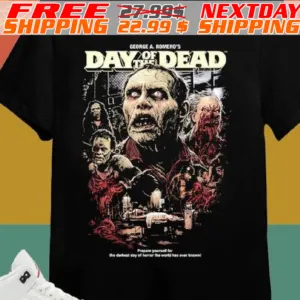 George A Romero’s Day Of The Dead Prepare Yourself For The Darkest Day Of Horror The World Has Ever Known Shirt
