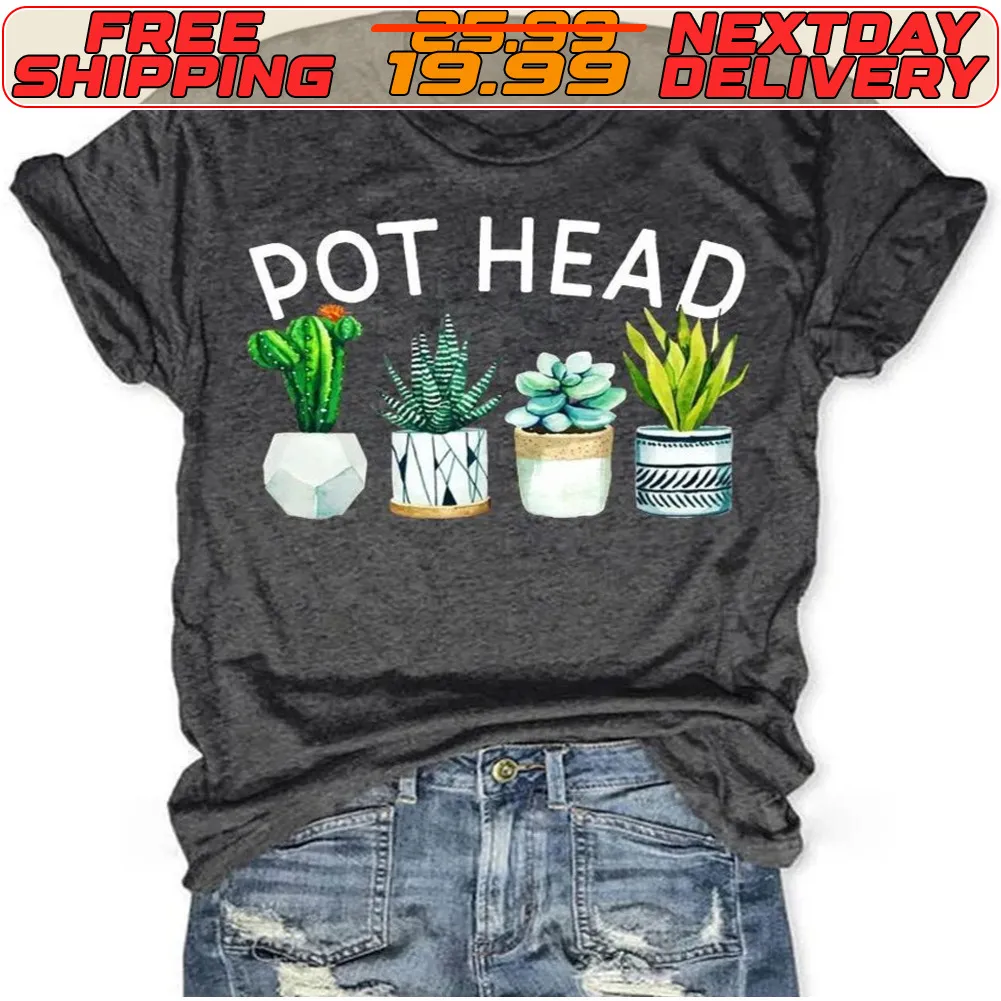 Cactus Pot Head Shirt