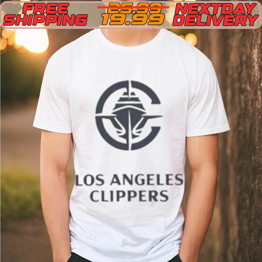 Los Angeles Clippers Lac Stacked Logo Shirt