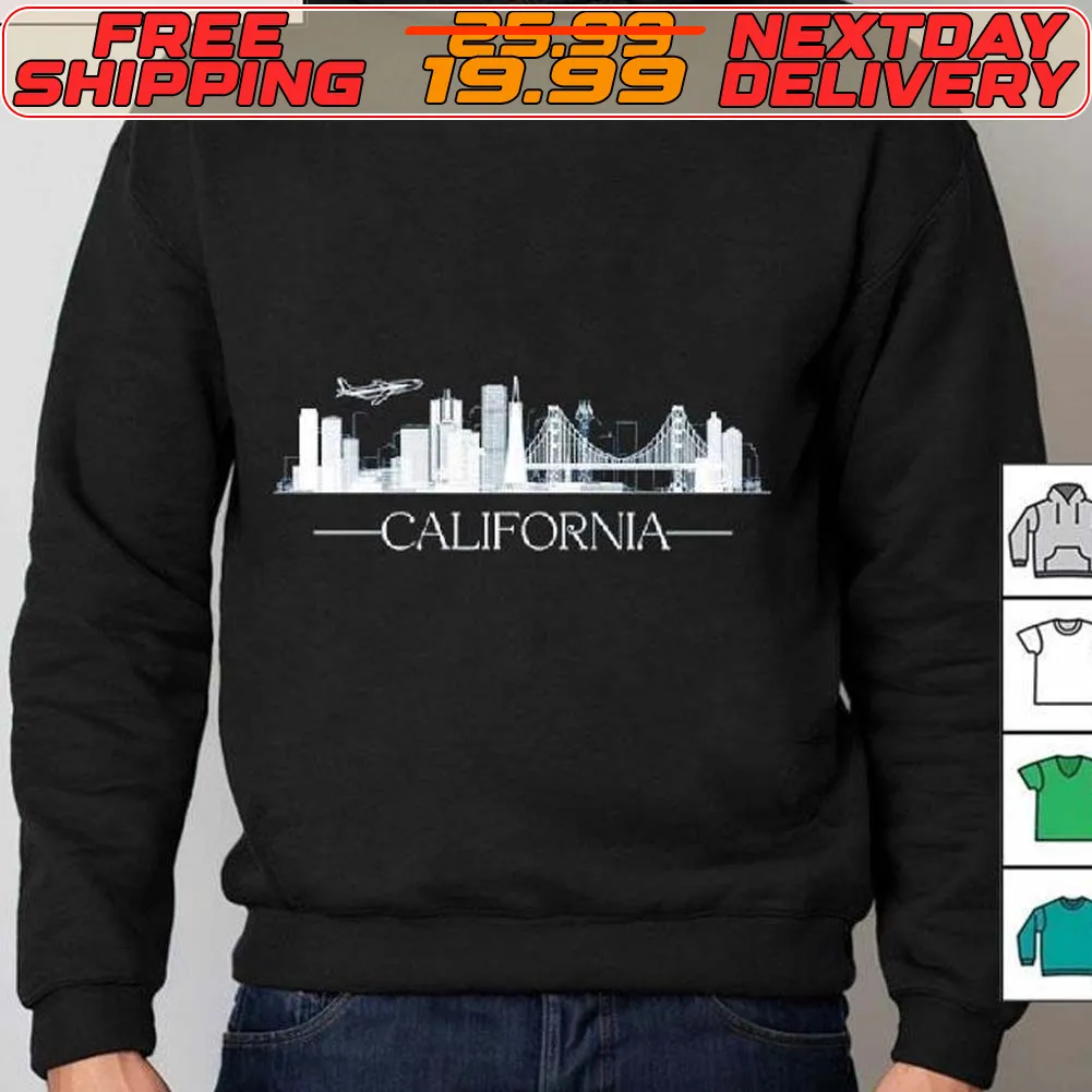 Awesome California City Skyline Shirt
