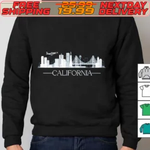 Awesome California City Skyline Shirt