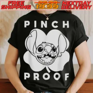 Disney Stitch Shamrock Pinch Proof St Patrick’s Day Shirt