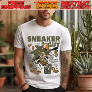 Sonic Old School To Match Sneaker Green Olive Green And Orange Shirt