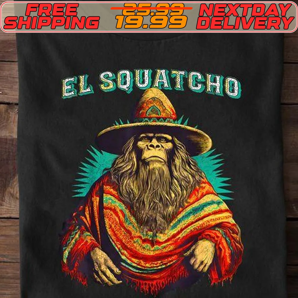 El Squatcho Big Foot Native American Shirt