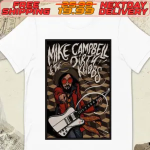 Mike Campbell The Dirty Knobs American Tour 2024 Poster Shirt