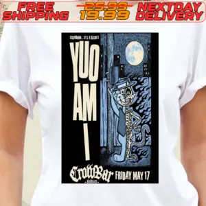 You Am I May 17 2024 Crowbar In Sydney Aus Poster Shirt