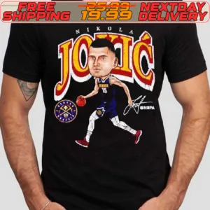 Nikola Jokic Cartoon Denver Nuggets Signature Shirt