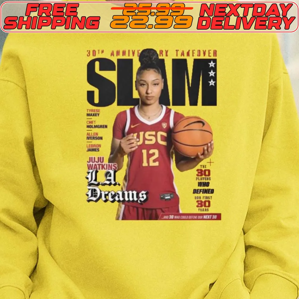 Gavin Morris Juju Watkins Slam 30th Anniversary Takeover Shirt