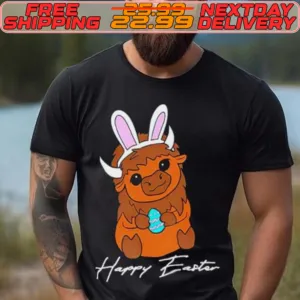 Happy Easter Buffalo Bunny Shirt