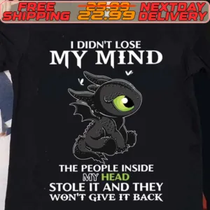 Stitch I Didn't Lose My Mind The People Inside My Head Stole It And They Won't Give It Back Shirt