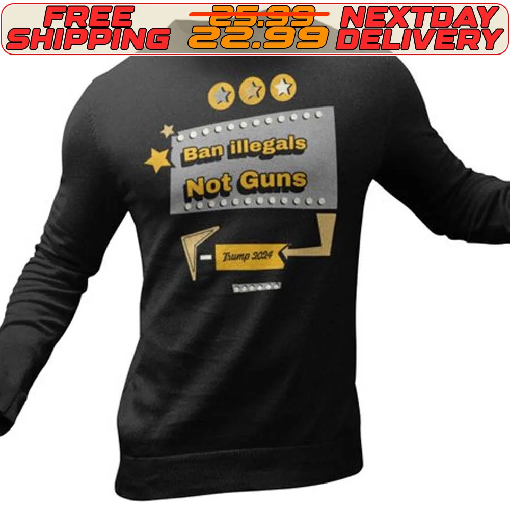 Ban Illegals Not Guns Trump 2024 Shirt