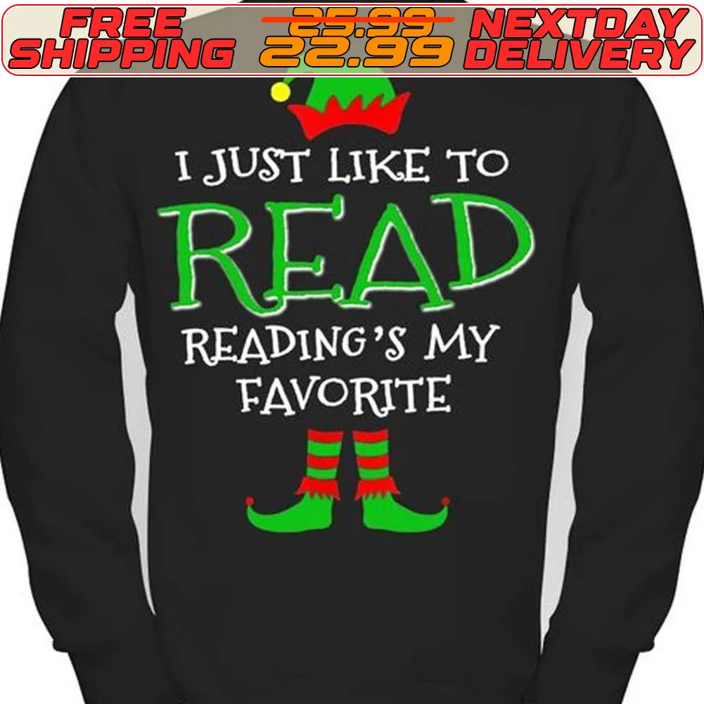 I Just Like To Read Reading’s My Favorite Christmas