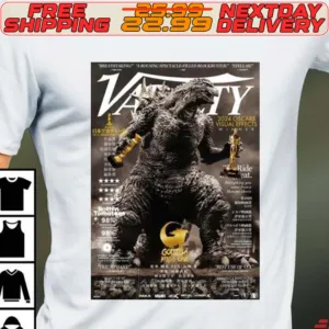 Godzilla Minus One On Variety Cover 2024 Oscars Visual Effects Shirt