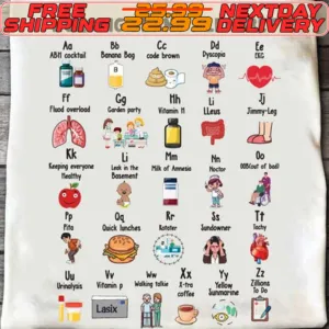 Nursing Slang Alphabet Shirt