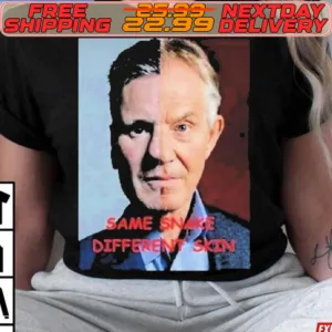 Steve Jones Tony Blair Same Snake Different Skin Shirt