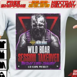 Wild Boar Session Takeover Tuesday 23rd January Shirt