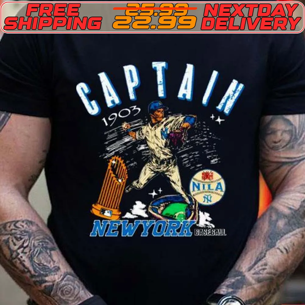 Captain New York Yankees Baseball 1903 Vintage Shirt