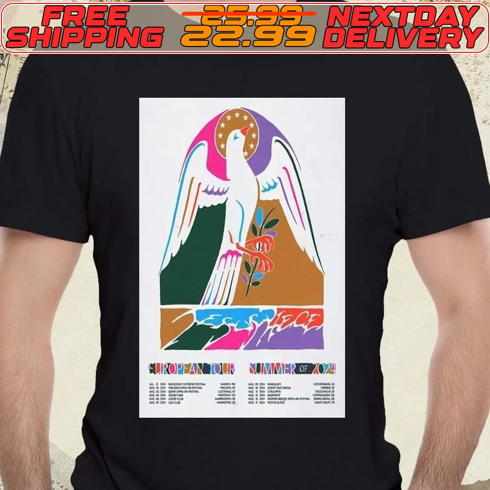 Jesus Piece European Tour Summer 2024 Poster Shirt