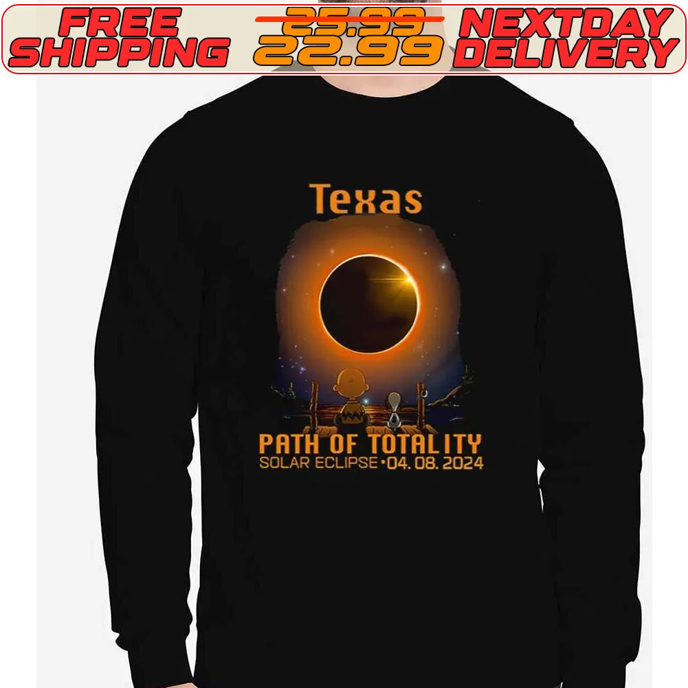Texas Path Of Totality Solar Eclipse April 8st 2024 Shirt