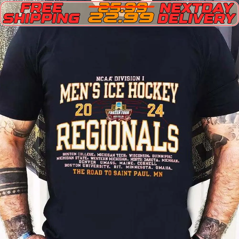NCAA Men’s Ice Hockey Regionals Champion 2024 Shirt